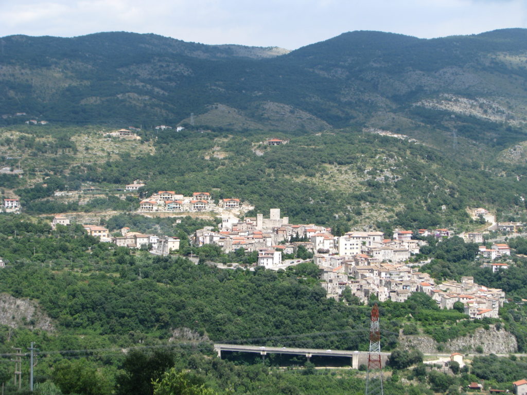 Ausonia, Frosinone, as seen from Selvacava