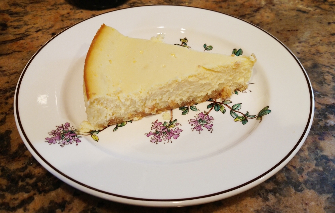 Italian cheesecake, made with ricotta and mascarpone cheese