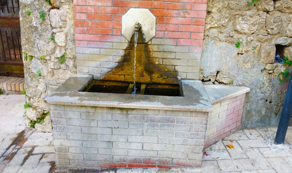 Ancient fountain in Selvacava, Frosinone