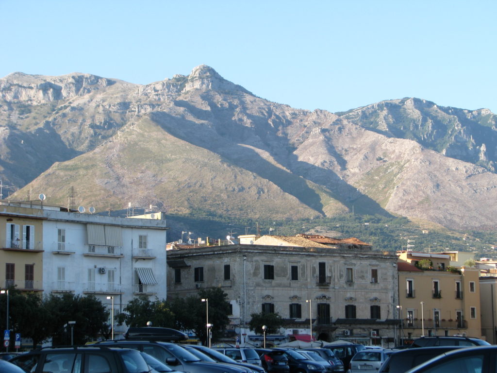 Mountains overlooking Formia