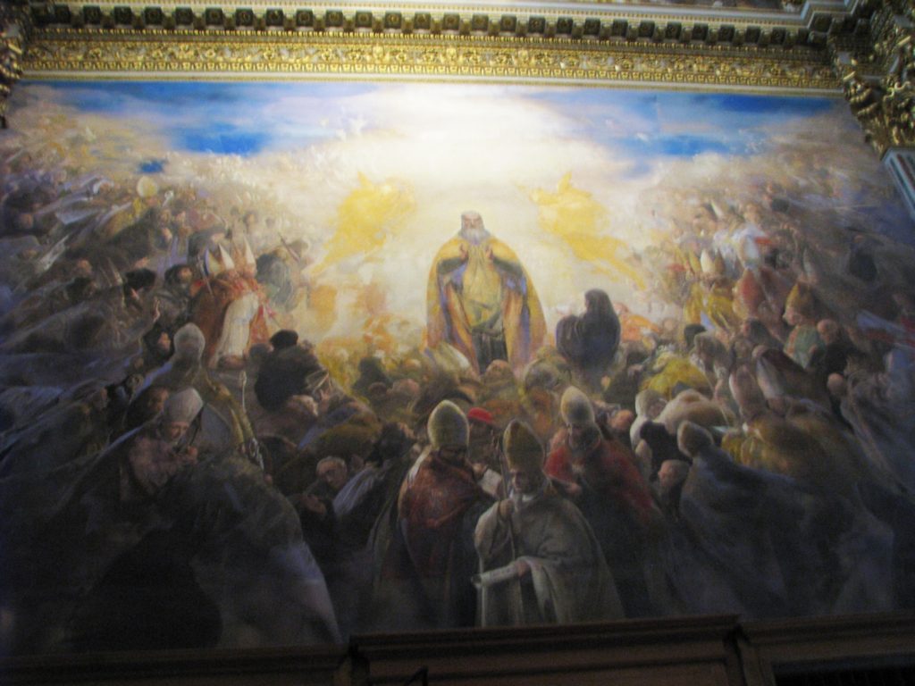 Fresco of St. Benedict