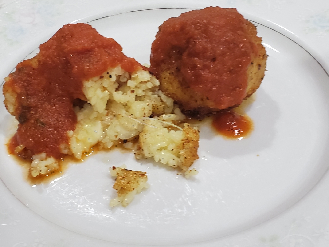 Suppli al Telefono - Roman style stuffed rice balls