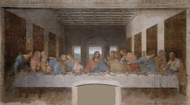 The Last Supper by Leonardo Da Vinci, Church of Santa Maria delle Grazie in Milan