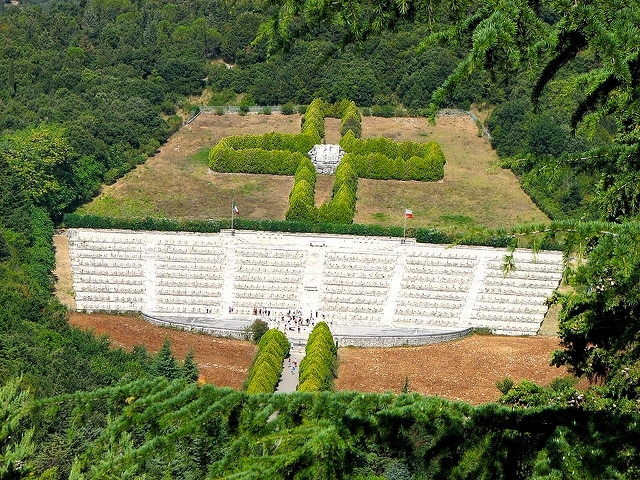 Monte Cassino Cemetary for Polish soldiers who died defending the abbey during WWII