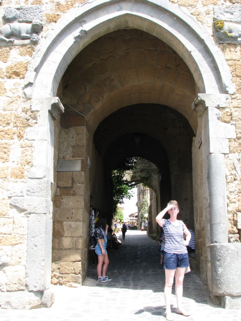 Santa Maria doorway, Civita di Bagnoregio