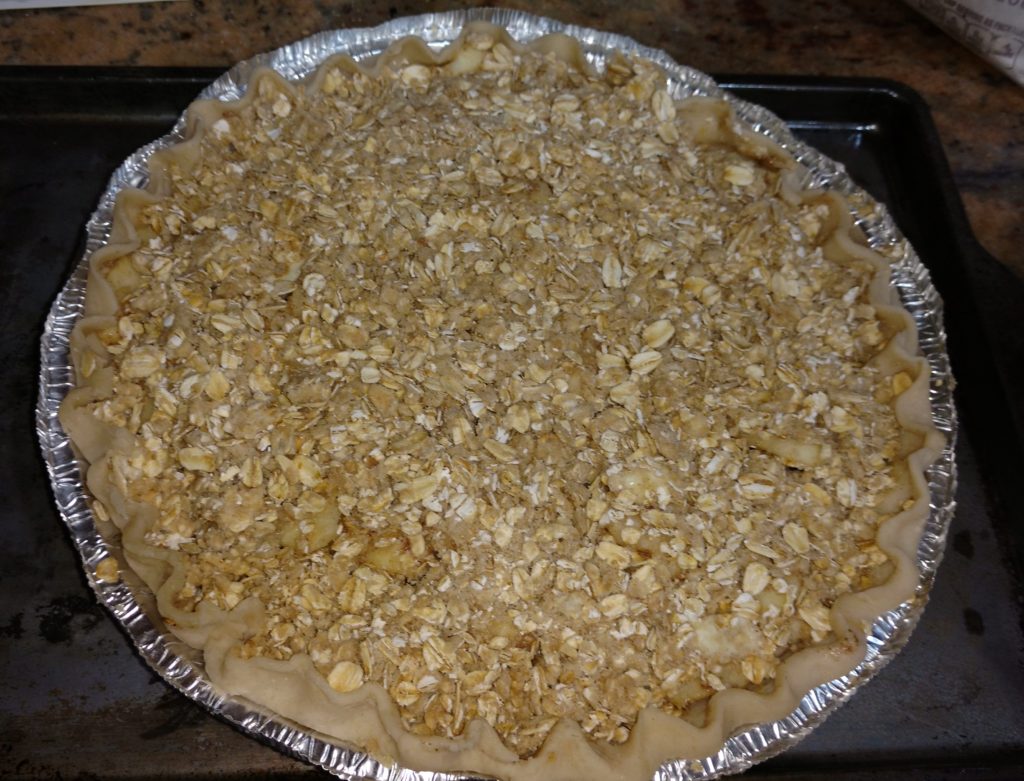 Apple Pie with crumb topping