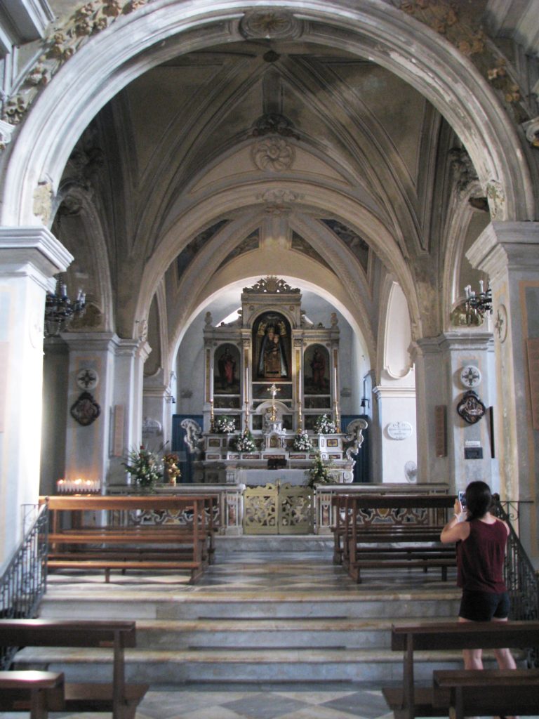 The Altar of the Sanctuary of the Madonna del Piano