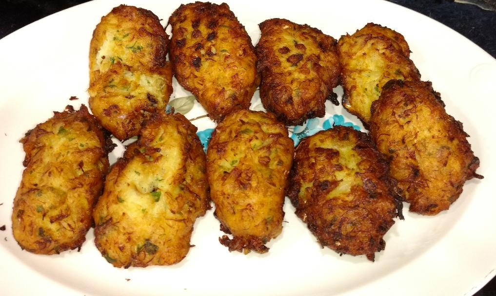 Salted Cod (Baccala) Croquettes, (also known as bolinho de bacalhau in Portuguese)