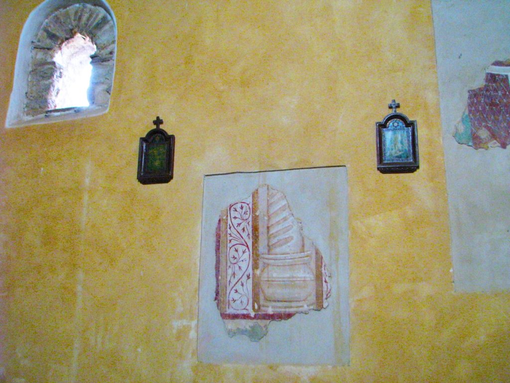 Fresco inside the church of Santa Maria di Correano