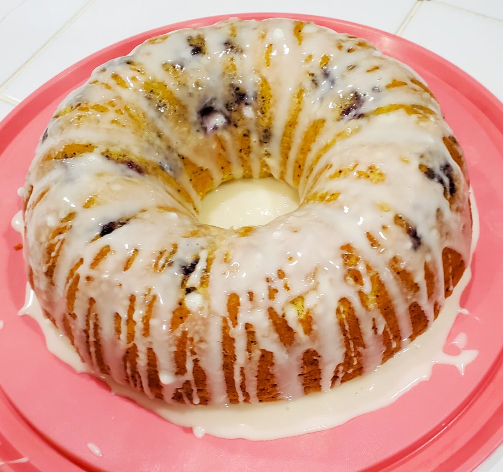 Blueberry-Lemon Poppy Seed Cake